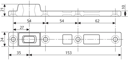 Assa abloy MA0393S0 Onderarm (AC393) doorslaande deur - A000308403