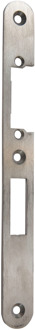 Assa abloy N6003 Sluitplaat | RVS 24x235x3mm afgerond | geschikt voor E-opener profix2DM| DR 1+2+3+4 - 10049726