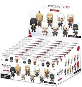 Assassin's Creed 3D PVC Bag Clips Series 1 Display (24)