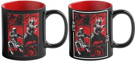 Assassin's Creed Shadows Heat Change Mug Naoe & Yasuke Artwork 450 ml