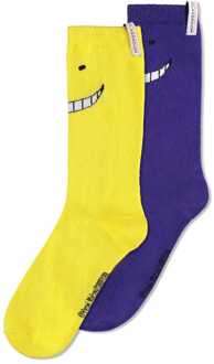 Assassination Classroom: Koro-Sensei Crew Socks 2-Pack Size 43-46