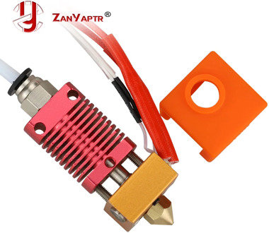 Assembled 1.75mm Extruder Hotend kit Aluminum Heat Block For 3D Printer Ender-3/CR-10/CR-10S With 0.4mm Nozzle printer