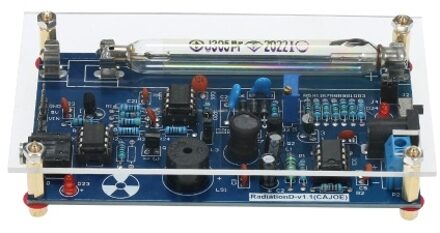 Assembled Radiation Detector System DIY Miller Tube Tube Nuclear Radiation Detector Geiger Counter Kit Module Experimental Module
