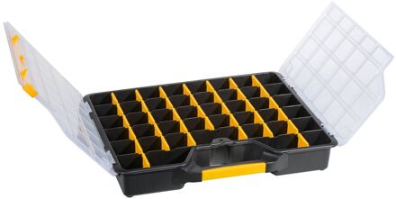 Assorimentsdozen met uitneembare verdelers Allit Zwart