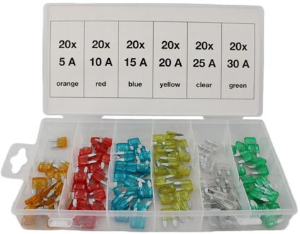 Assortiment Mini zekeringen 120 pcs FD6059