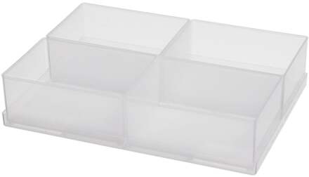 Assortment case insert (L x W x H) 220 x 160 x 47 mm No. of compartments: 4 1 pc(s)