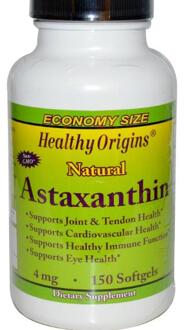 Astaxanthin, 4 mg, 150 softgels, Healthy Origins