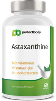 Astaxanthine Capsules - 60 Softgels - PerfectBody.nl