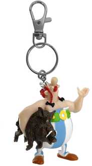 Asterix Keychain Obelix Carrying a Boar 14 cm