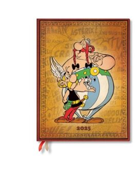 Asterix & Obelix (The Adventures Of Asterix) Ultra 12-Month Day-At-A-Time Hardback Dayplanner 2025 - Paperblanks