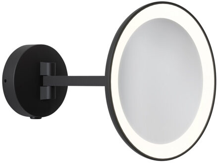 Astro Mascali Round LED cosmetica lichtspiegel 2700K mat zwart A1373022 Zwart mat