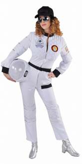Astronauten pak vrouw elite Wit - Transparant