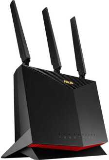 Asus 4G-AC86U draadloze router Gigabit Ethernet Dual-band (2.4 GHz / 5 GHz) 3G 5G Zwart (90IG05R0-BM9100)