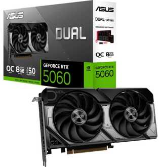 Asus DUAL GeForce RTX 5060 OC 8G Grafische kaart
