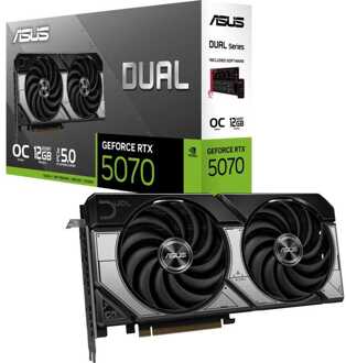 Asus DUAL GeForce RTX 5070 OC Grafische kaart