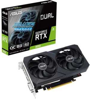 Asus GeForce RTX 3050 DUAL V2 8GB GDDR6 Grafische kaart