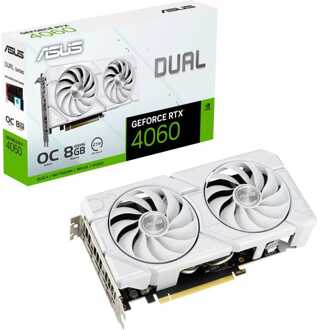 Asus GeForce RTX 4060 Dual EVO White OC Edition Grafische kaart