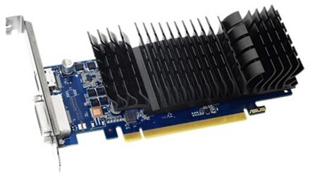 Asus GT1030-SL-2G-BRK - Grafische kaart - GF GT 1030 - 2 GB GDDR5 - PCIe 3.0 laag profiel - DVI, HDMI - zonder ventilator