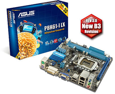 Asus P8H61-I LX Moederbord