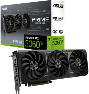 Asus PRIME GeForce RTX 5060 Ti OC 8G Grafische kaart