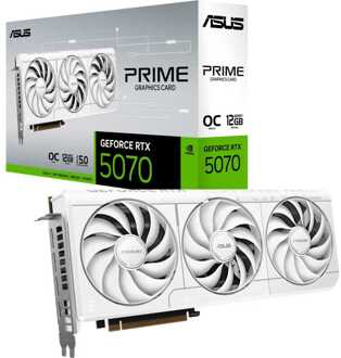 Asus PRIME GeForce RTX 5070 White OC Edition 12GB GDDR7 Grafische kaart