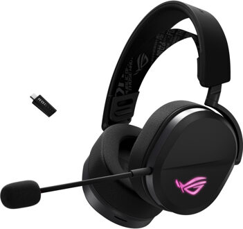 Asus ROG Pelta Headset Bedraad en draadloos Hoofdband Gamen USB Type-C Bluetooth Zwart