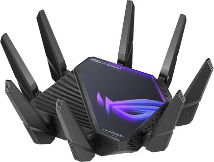 Asus ROG Rapture GT-AXE16000 Mesh router Zwart