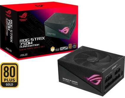 Asus ROG STRIX 750W Gold Aura Edition Voeding