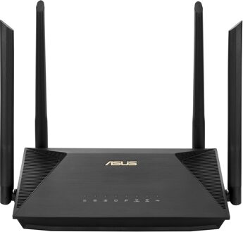 Asus RT-AX1800U WiFi 6 Router Mesh router Zwart