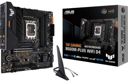 Asus TUF GAMING B660M-PLUS WIFI D4 Moederbord