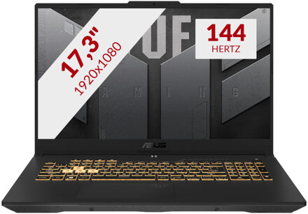 Asus TUF Gaming F17 FX707VI-HX036W Gaming laptop
