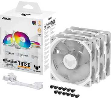 Asus TUF Gaming TR120 ARGB Reverse fan Pack, 3 stuks Case fan