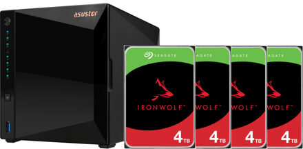Asustor Drivestor 4 Pro Gen2 incl. 4x Seagate IronWolf 4 TB harde schijf NAS