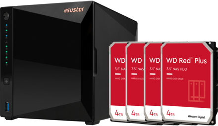 Asustor Drivestor 4 Pro Gen2 incl. 4x WD Red Plus 4 TB harde schijf NAS