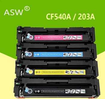 ASW compatible 203a Toner Cartridge for HP CF540a CF541a CF542a CF543a M254dw 254nw MFP M281cdw 280nw