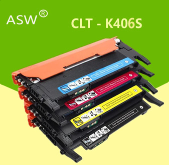ASW compatible toner cartridge for samsung CLT-406S CLT-K406S C406S M406S Y406S CLP-360 365w 366W CLX-3305 C460FW 3306FN 3305W