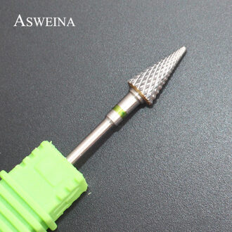 ASWEINA Carbide Cone Nail Boor Elektrische Manicure Machine Nail Rotaty Burr Cuticle Pusher Nagelvijl Gepolijst Gel Gereedschap