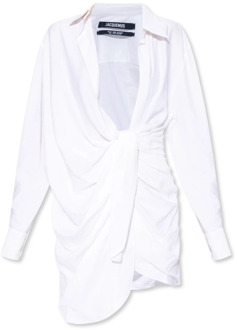 Asymmetrische jurk Jacquemus , White , Dames - M,S,Xs,2Xs