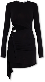 Asymmetrische jurk The Attico , Black , Dames - S,Xs,2Xs,3Xs