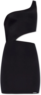 Asymmetrische jurk Vetements , Black , Dames - L,M,S
