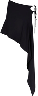 Asymmetrische Rok The Attico , Black , Dames - M,S