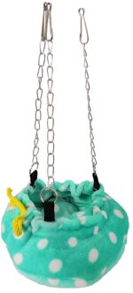Asypets Huisdier Hangmat Met Opknoping Haak Voor Papegaai Hamster Eekhoorn groen