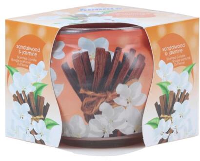 At Home Scents Geurkaars Sandalwood oranje