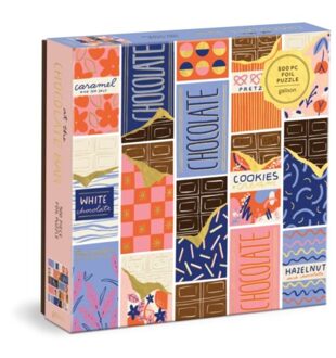 At The Chocolate Bar 500 Piece Foil Puzzle - Galison