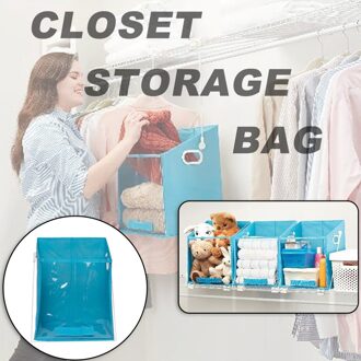 @40 Closet Caddy Foldable Storage Closet Bag Clothes Blanket Quilt Closet Storage Bag Clothing Sorting Luggage Organizer Box
