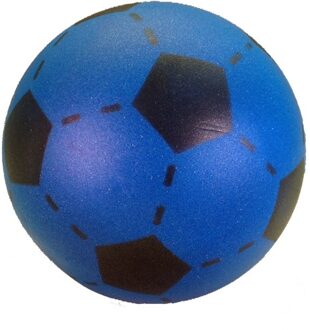 Atabiano Foam softbal voetbal blauw 20 cm