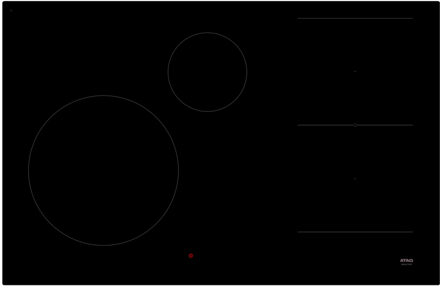 ATAG HI08471EV Inductie kookplaat Zwart
