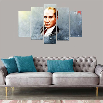 Ataturk 5 Piece Mdf Table