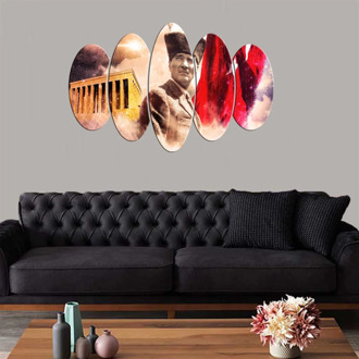 Ataturk Mausoleum 5 Piece Mdf Table