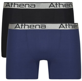 Athena Boxers Athena 720 STRETCH ADJUST Pack de 2" Zwart - XXL, S, M, L, XL